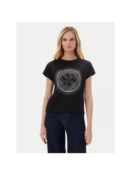 Guess Футболка Regular Fit чорний