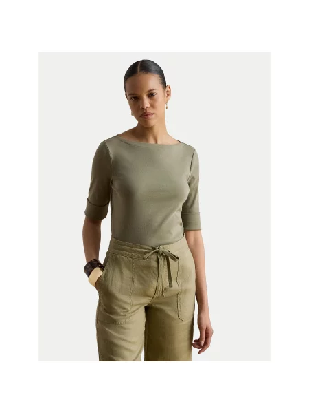 LAUREN RALPH LAUREN Palaidinė Judy Slim Fit žalia