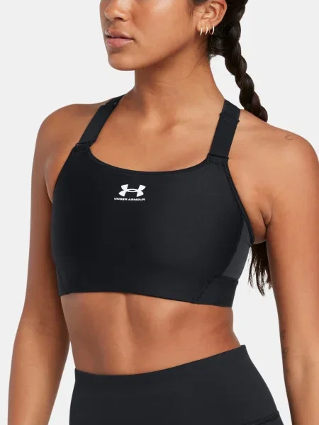 Tréningová podprsenka Under Armour HeatGear Armour High black/white čierna
