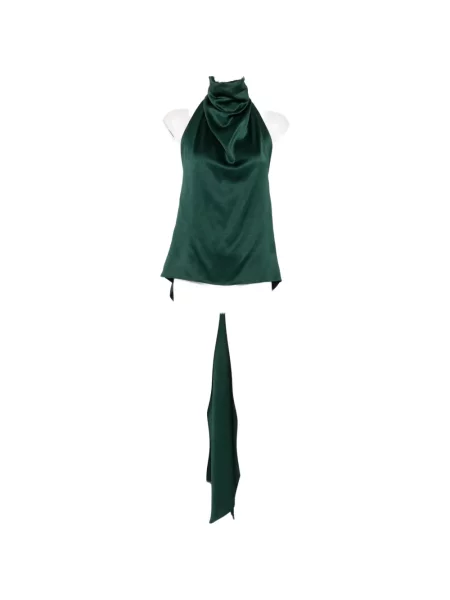 Top Esse Studios cu gât halter verde