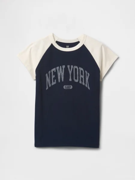 Tricou copii Gap negru