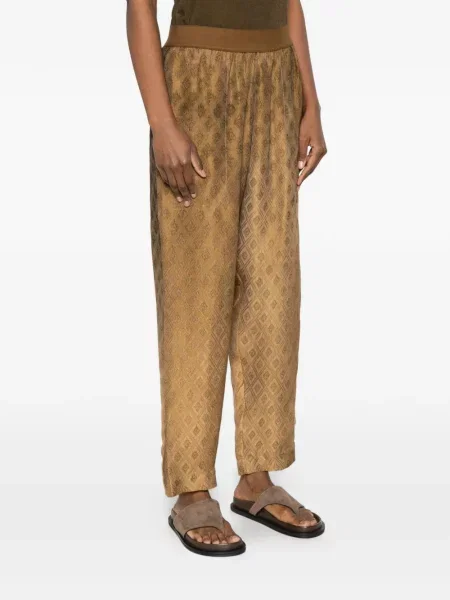 Pantaloni Uma Wang maro