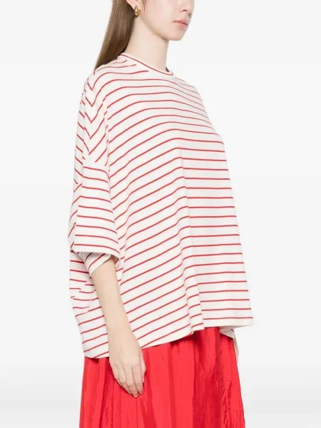 Къс тениска Plan C на райета