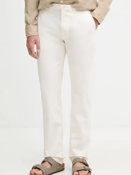 Tommy Hilfiger spodnie chinos z zielone