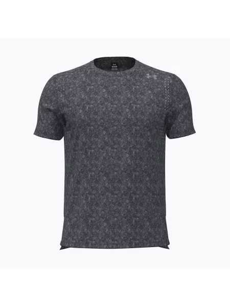 Tricou de alergare pentru bărbați Under Armour Velociti Pro Print black/black/metallic silver negru