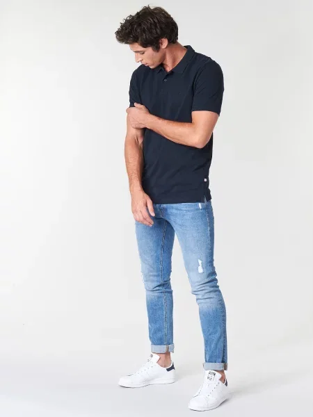 JACK & JONES Póló tengerészkék kék