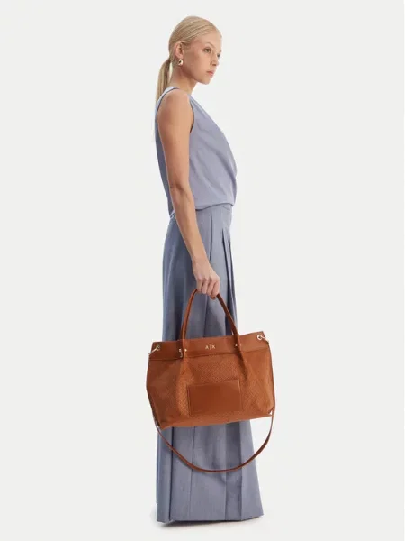 Armani Exchange Torbica Bež smeđa