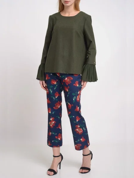 Twin Set Кюлоти Поліестер/еластан синій