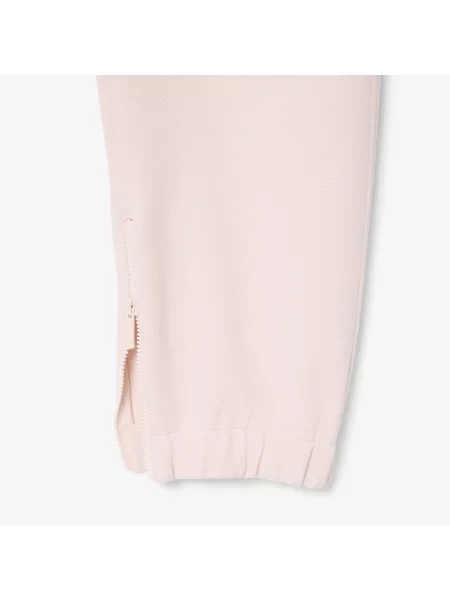 Lacoste Spodnie Dresowe Z Piki różowe