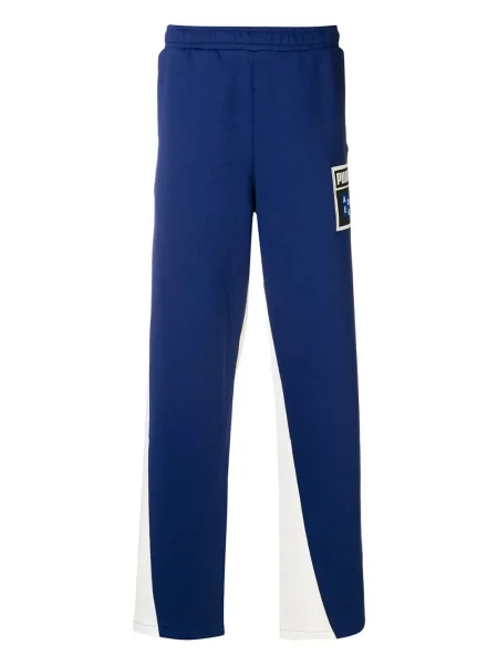 Pantaloni Puma alergare albastru