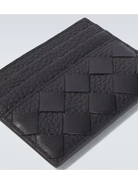 Portofel Bottega Veneta din piele negru