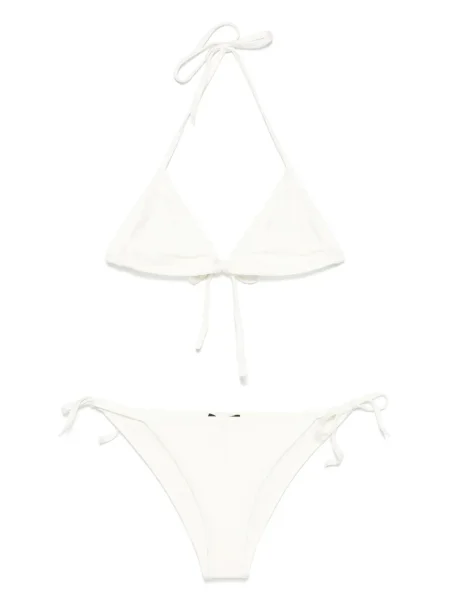 Bikini Balmain cu imagine alb