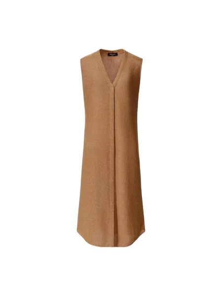 Kamizelka Fabiana Filippi z cekinami brązowa