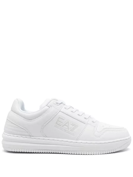 Sneakers Ea7 Emporio Armani με αυτόγραφο λευκό