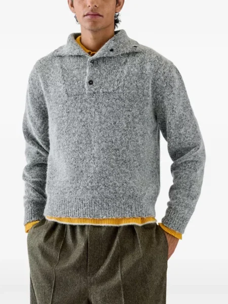 Gulerat pulover Jacquemus gri