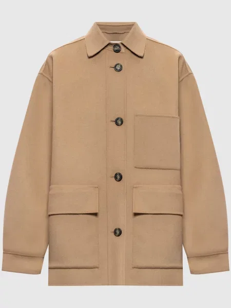 Пальто FOLK з вовни Max Mara Weekend бежеве