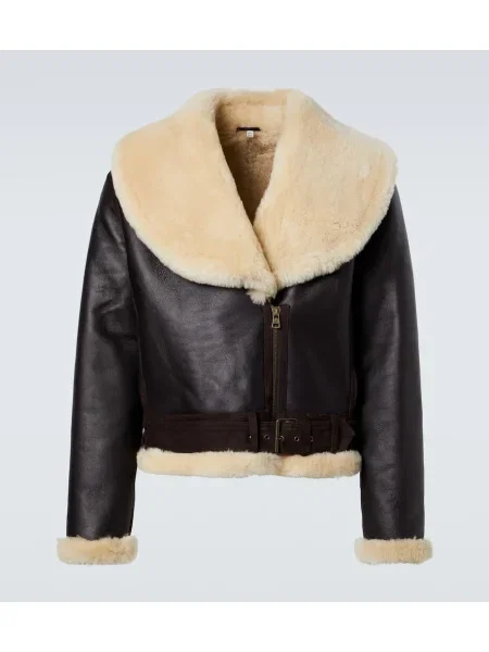 Кожено яке Jw Anderson кафяво