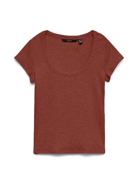 Μπλούζα Vero Moda καφέ