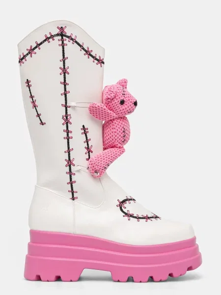 Утепленные сапоги Koi Footwear на платформе белые