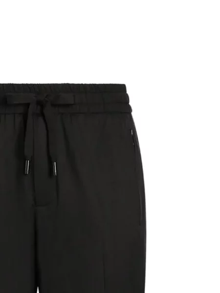 Μέση κορδόνι περίσφιξης παντελόνι Dolce & Gabbana μαύρο