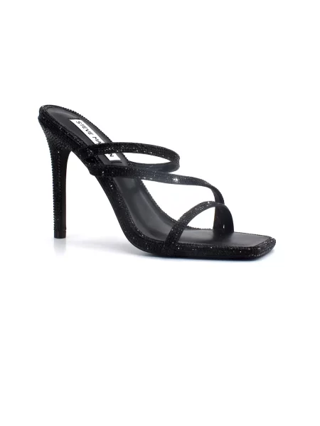 Klapki Steve Madden skórzane czarne