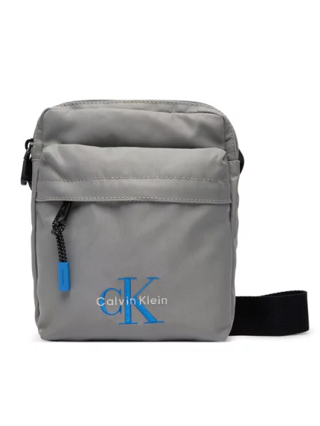 Calvin Klein Torba za čez ramo modra bela siva