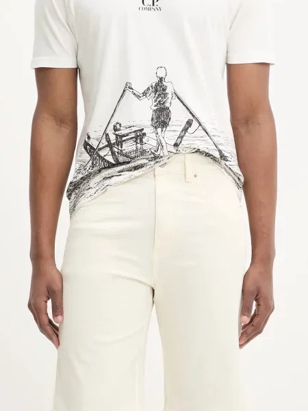 Džínové šortky Tommy Jeans béžová