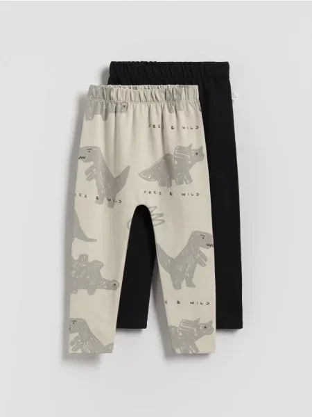 Reserved legginsy 2 pack czarny