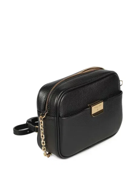 Colier Patrizia Pepe din piele negru