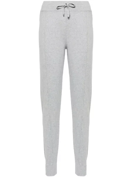 Pantaloni Eleventy tricotate gri