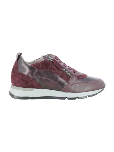 Sneakersy Dl Sport skórzane czerwone