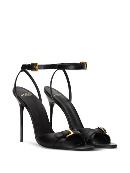 Sandale Balmain din piele negru