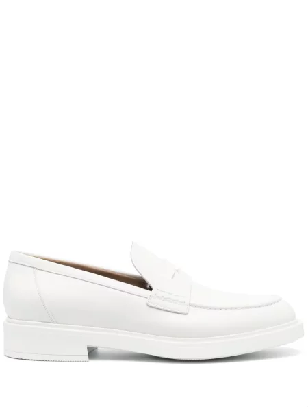 Pantofi loafer Gianvito Rossi din piele alb