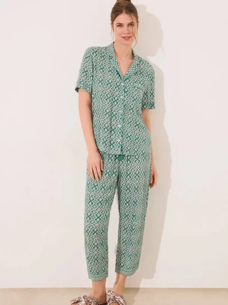 Пижама women'secret дамска зелено