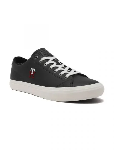 Tommy Hilfiger De piele teniși TH HI VULC STREET LOW