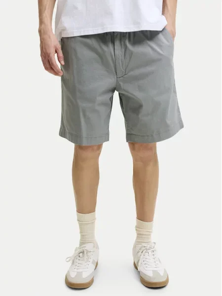 Jack & Jones Szövet rövidnadrág Jaiden szürke