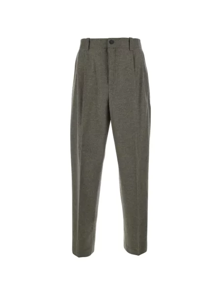Pantaloni Golden Goose de lână gri