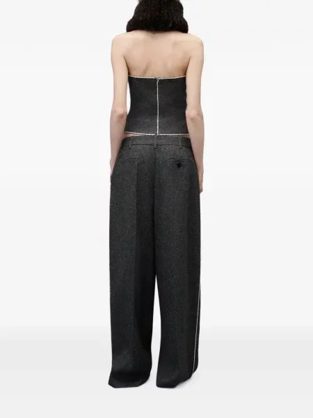 Top Alexander Wang fără bretele gri