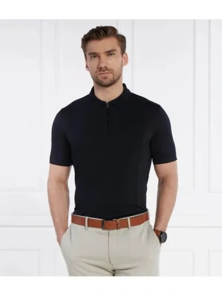BOSS BLACK Polo P-Paras negru
