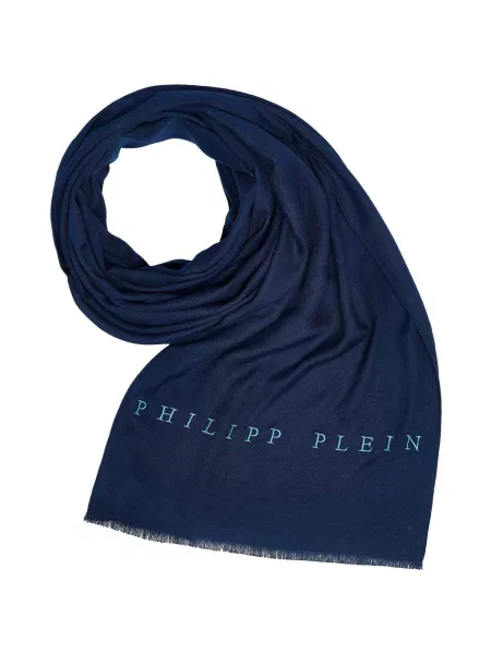 Fular Philipp Plein Sport albastru