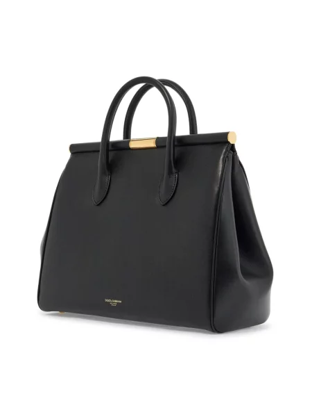 Torebka Dolce And Gabbana skórzana czarna