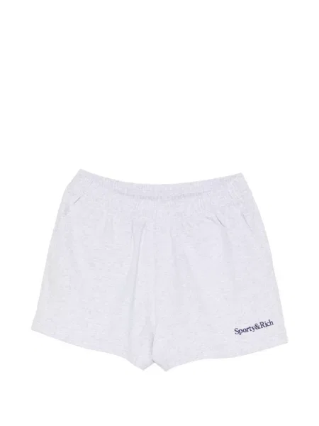 Pantaloni scurți Sporty & Rich alergare cu autograf gri