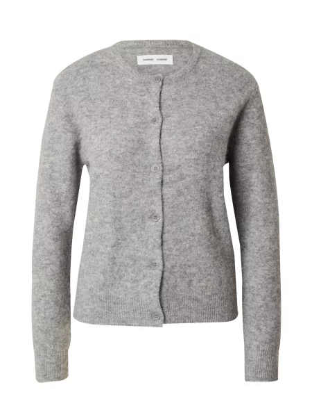 Samsøe Samsøe Geacă tricotată NOR amestecat gri