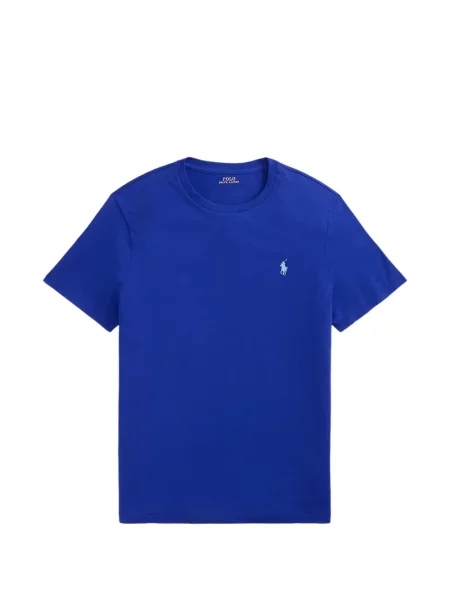 Tricou polo Polo Ralph Lauren cu autograf albastru