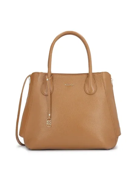 Kazar Ročna torbica svetlo rjava