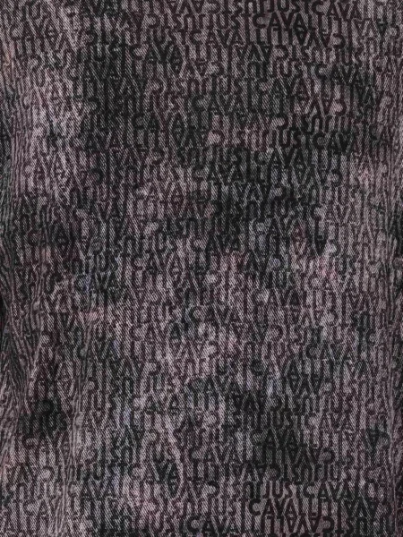 Tricou Just Cavalli cu imagine negru