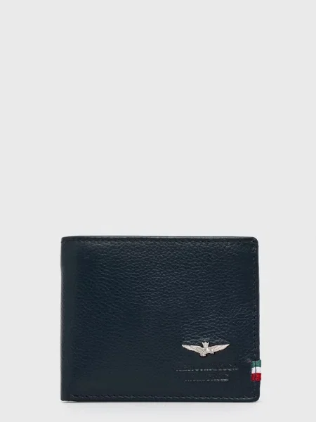 Aeronautica Militare Usnjena denarnica modra