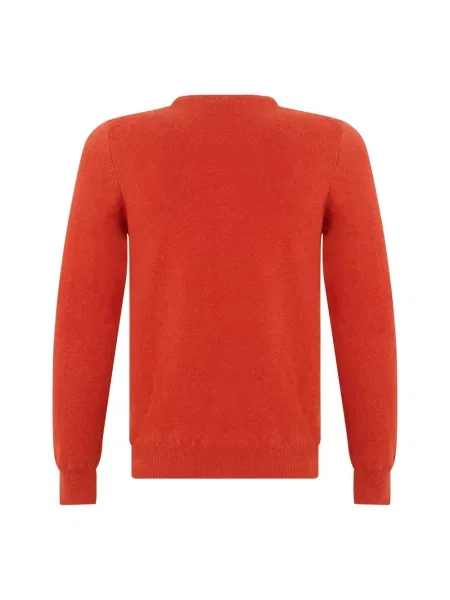 Sweter Fedeli z kaszmiru czerwony