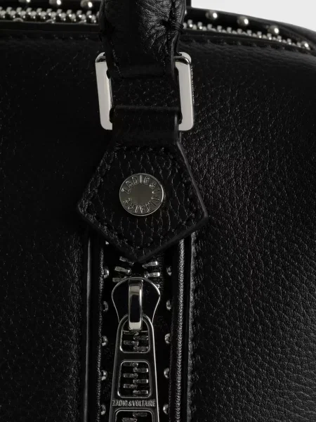 Шкіряна сумка Zadig&voltaire чорна
