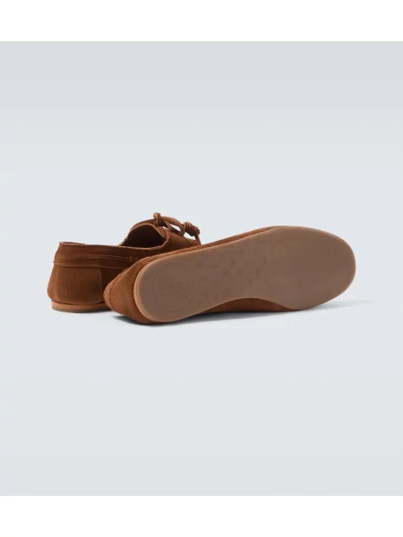 Loaferke Ancient Greek Sandals iz semiša rjava